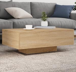VidaXL Konferenční stolek s LED osvětlením 85 x 55 x 31 cm [863011] Barva: dub sonoma