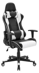 Kancelářská židle SILVERSTONE, černo/bílá