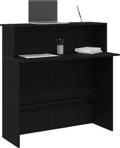 VidaXL Recepční stůl 100x50x103,5 cm, konstrukční dřevo [859029] Barva: Černá