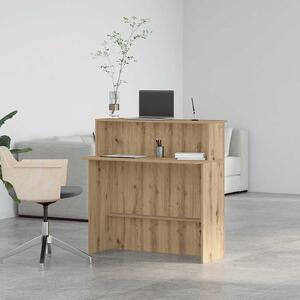 VidaXL Recepční stůl 100x50x103,5 cm, konstrukční dřevo [859029] Barva: dub artisan
