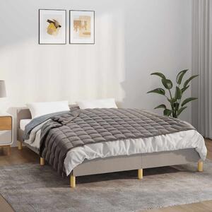 VidaXL Zátěžová deka 120 x 180 cm 5 kg 100% Bavlna 205T [350788] Barva: Šedá