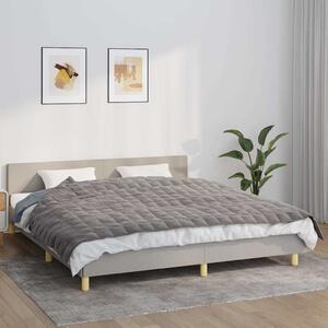 VidaXL Zátěžová deka 155 x 220 cm 7 kg [350776] Barva: Šedá