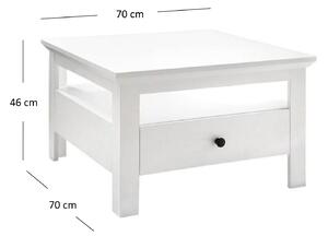 Konferenční stolek 1s/70 bílý Brandson Mebel Bos