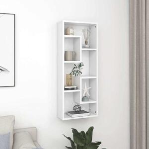 VidaXL Nástěnná police 36 x 16 x 90 cm konstruované dřevo [803017] Barva: Bílá