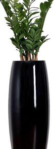Vivanno květináč MAGNUM, sklolaminát, výška 80 cm, černý lesk