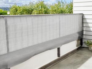 LIVARNO home Balkonová clona, 500 x 100 cm (šedá) (100345168002)