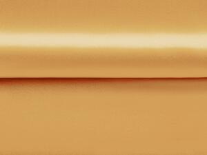 Látka polyesterový satén LUX-029 Zlatá - šířka 150 cm