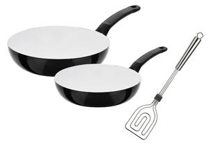 SADA PÁNVÍ vrstva z keramiky 3dílné 24+28 cm GSW - Online Only vaření, Online Only