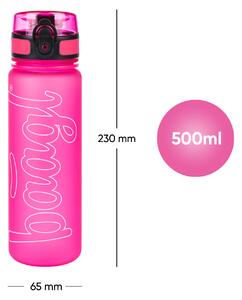 Baagl Tritanová láhev na pití Logo - růžová
