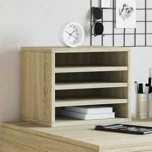 VidaXL Organizér na stůl 36 x 26 x 29,5 cm [848046] Barva: dub sonoma