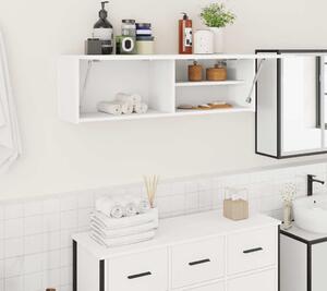 VidaXL Koupelnová nástěnná skříňka 100x25x30 cm kompozit [860094] Barva: Bílá
