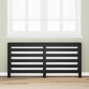 VidaXL Kryt radiátoru 175 x 20 x 82 cm Kompozitní dřevo [869221] Barva: Černý dub