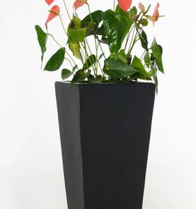 Vivanno květináč CLASSIC 70, sklolaminát, výška 70 cm, antracit