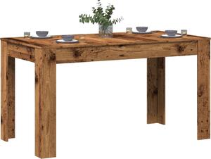 VidaXL Jídelní stůl 140 x 74,5 x 76 cm kompozitní dřevo [862053] Barva: Staré dřevo