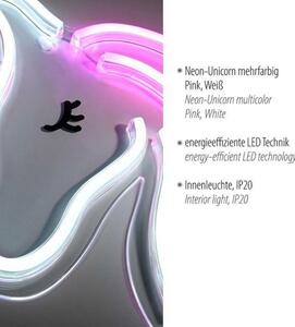 LEUCHTEN DIREKT is JUST LIGHT LED nástěnné svítidlo motiv jednorožec, USB, šňůrový vypínač, dekorativní LD 85025-70