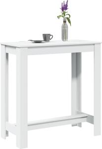 VidaXL Barový stůl 102 x 50 x 103,5 cm kompozitní dřevo [868079] Barva: Bílá