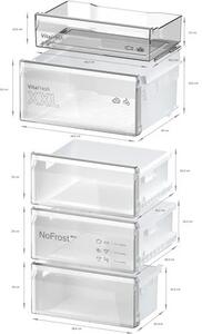 Bosch Serie 4 KGN362IDF lednice/mrazák Stojací 321 l D Nerezová ocel