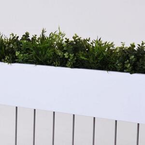 Vivanno balkonový truhlík BALKONA CLASSIC, sklolaminát, šířka 80 cm, bílý