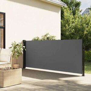 VidaXL Zatahovací boční markýza 100 x 500 cm [42035457] Barva: antracitová