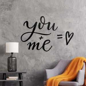 DUBLEZ | Krátký anglický nápis na zeď - You + Me