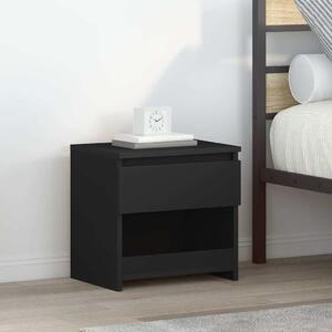 VidaXL Noční stolky 2 ks 40 x 30 x 39 cm kompozitní dřevo [803460] Barva: Černá