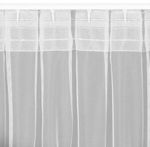Bílá záclona na flex pásce TONIA 140x300 cm