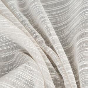 Eurofirany Béžová záclona na kroužcích ARIA 140x250 cm