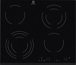 Electrolux EHF6343FOK varná deska Černá Vestavěné 60 cm Keramický 4 zóna/zón