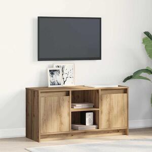 VidaXL TV skříňka s LED 100 x 34 x 50 cm kompozitní dřevo [873917] Barva: dub artisan