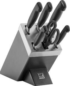 ZWILLING FOUR STAR 35148-507-0 sada kuchyňských příborů/nožů ve stojanu 7 kusů Šedá