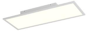 Stropní lampa Lindby, Luay, stmívatelné, Bílá, Kuchyně, Plast, Moderní