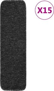 VidaXL Nášlapy na schody 15 ks 75 x 20 cm protiskluzové [4019813] Barva: antracitová