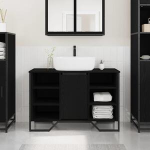 VidaXL Koupelnová skříňka pod umyvadlo 91x35x60 cm kompozit [869185] Barva: Černý dub