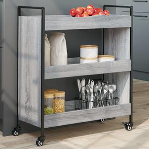 VidaXL Kuchyňský vozík 70 x 30 x 82 cm Kompozitní dřevo [842317] Barva: šedá sonoma