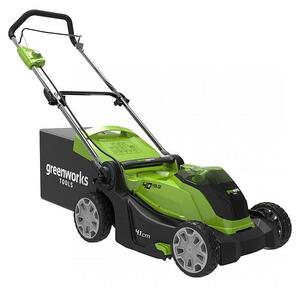 Cordless mower 40V 4Ah 41 cm Greenworks G40LM41K4 - 2504707UB