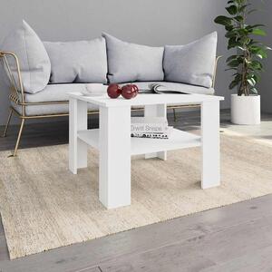 VidaXL Konferenční stolek 60 x 60 x 42 cm kompozitní dřevo [862406] Barva: Bílá