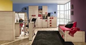 Casarredo - Komfort nábytek Dětská komoda GIMMI G17 | barva: dol-dub-santana-šedá