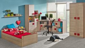 Casarredo - Komfort nábytek Dětská komoda GIMMI G17 | barva: dol-dub-santana-šedá
