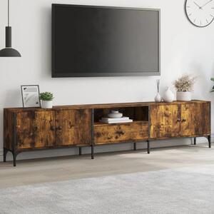 VidaXL TV skříňka se zásuvkou 200x25x44cm kompozitní dřevo [863677] Barva: kouřový dub