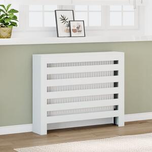VidaXL Kryt radiátoru 104 x 20 x 82 cm Kompozitní dřevo [869219] Barva: Bílá