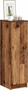 VidaXL Botník 29,5 x 35 x 100,5 cm kompozitní dřevo [862101] Barva: Staré dřevo