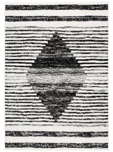 Kusový koberec PP Medina krémovočerný 80x150cm