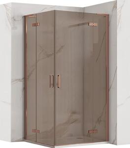 Sprchový Kout Rea Hugo Double 80X90 Brush Copper