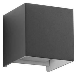 Ideal Lux - LED Venkovní nástěnné svítidlo ATOM LED/12W/230V IP54 antracit