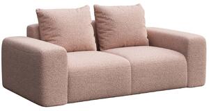 -25 % Dny MOMENTI– Rodier Růžová bouclé dvoumístná pohovka Monce 212 cm