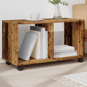 VidaXL Skříňka na kolečkách 72x33x42,5 cm kompozitní dřevo [868061] Barva: Staré dřevo