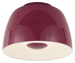 Retro stropní lampa červená s bílým vnitřkem vč. LED 3-stupňově stmívatelná - Vera