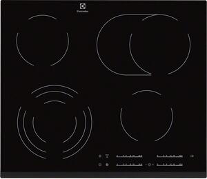 Electrolux EHF6547FXK varná deska Černá Vestavěné 4 zóna/zón