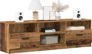VidaXL TV skříňka 150x33,5x45 cm kompozitní dřevo [862744] Barva: Staré dřevo