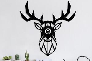 ASG, HUNTER designové nástěnné světlo ve tvaru jelena, černé